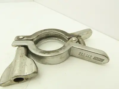 Dixon/SCC 13MHHM-Q100150 Squeeze Clamp Sanitary SS 1" to 1-1/2" Pipe Lot of 7