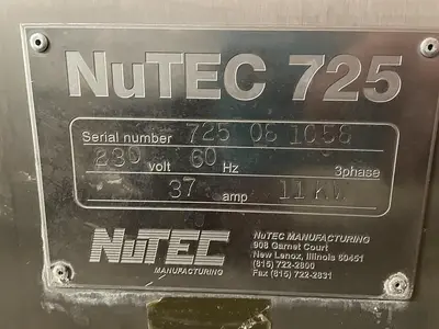 USED NUTEC MANUFACTURING 725 PORTIONER