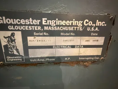 1985 GLOUCESTER 4.5" air cooled extruder Extruders, Low Boy 3.6" - 4.5""" | Mark One Machinery (6)