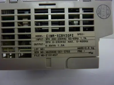USED YASKAWA CIMR-XCBV20P2