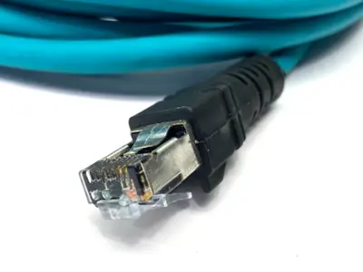 Used Turck Double Ended Ethernet Cable RJ45 to M12 M/M U3-00588 Cable & Wire Michigan US | Maverick Industrial Sales #1402532