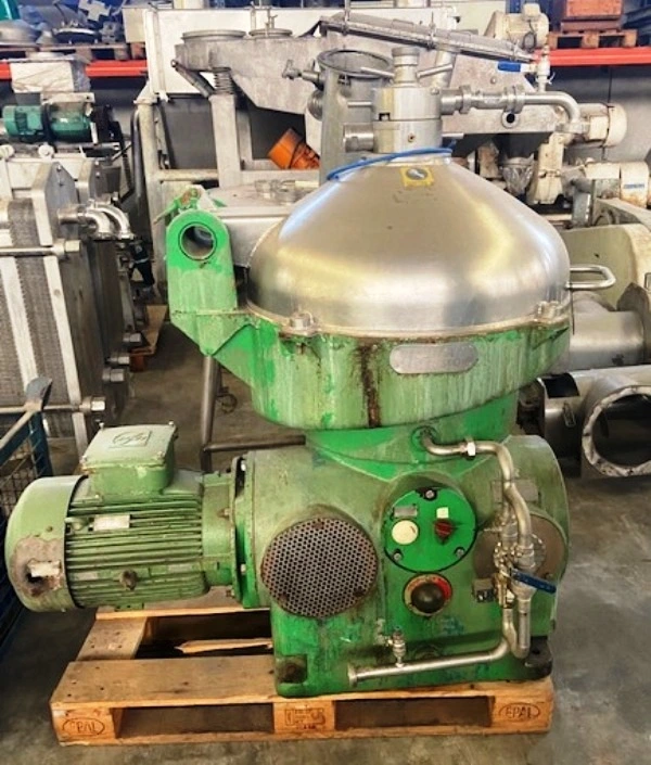 Westfalia RTB 45-51-076 XP solid bowl separator, 316SS.