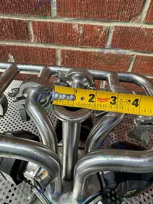USED 5 ITT PURE FLO ADVANTAGE STAINLESS STEEL DIAPHRAGM VALVE W/ 1" SANITARY FITTING