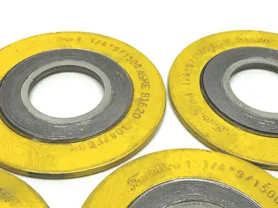 USED FLEXITALLIC 1.5" PIPESIZE SPIRAL WOUND GASKET