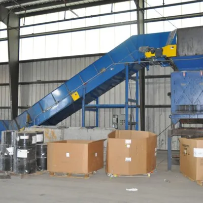 American Pulverizer Bag Opener with Infeed