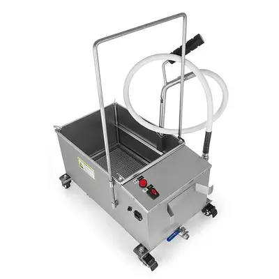 40L Oil Filter Oil Filtration System Cart Filtering Machine 80LBS Fryer Filter