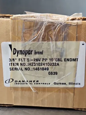 DYNAPAR H23102410032A 3/8" FLT5-26V PP 10' CBL. Loc6E-1