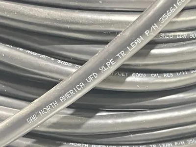 SAB 35661604 16 AWG 4C TC Foil & Braid PVC Black Wire 100FT - New