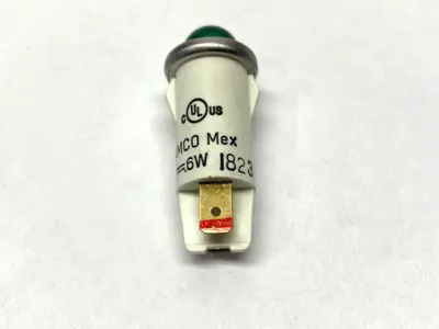 USED WAMCO GREEN LED INDICATOR PANEL LIGHT FOR .5" MOUNTING HOLE