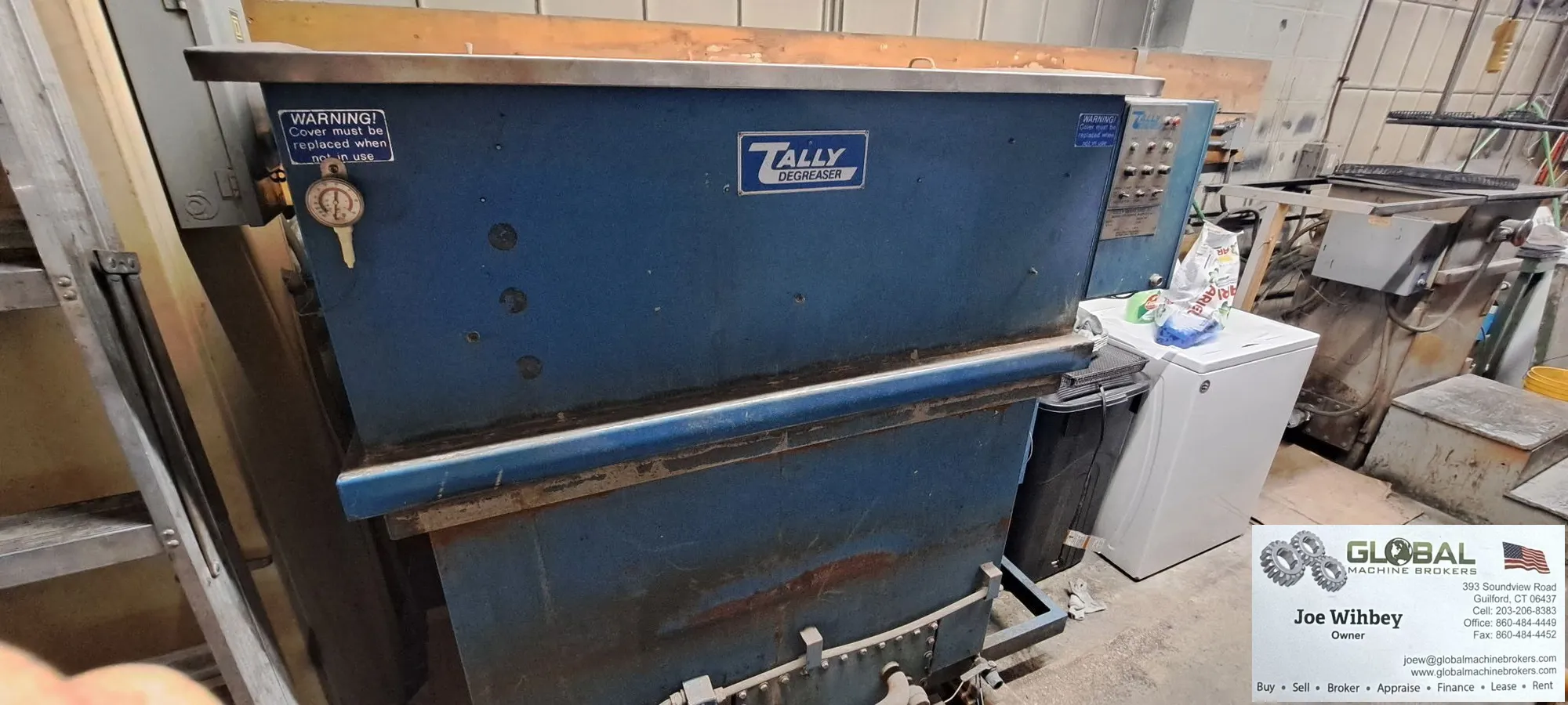 Tally LSVD - 2448/W Solvent Degreaser with Duel Zone Cold Trap Condensers