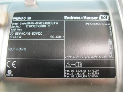 USED Endress+Hauser 50H04-9F0E9AB0BBAW