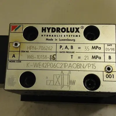 USED HYDROLUX CCE30C1RH2X06