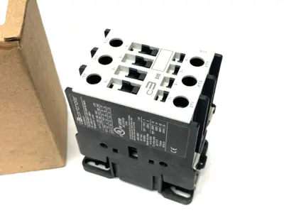 USED C3CONTROLS CONTACTOR 120V COIL, 40A 3-POLE