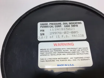 USED PERMA-CAL 111NIBI5A21