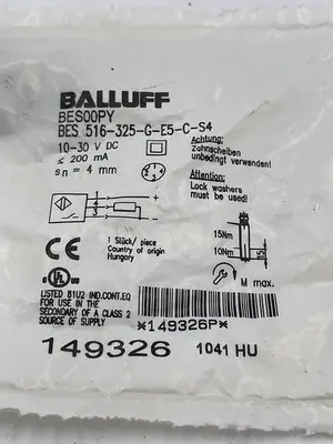 New | in-Stock BALLUFF BALLUFF BES 516-325-G-E5-C-S4 Sensors | ND Industrial Surplus #1214955