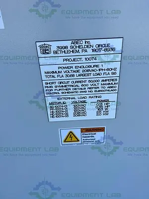 USED INDUSTRIAL CONTROL PANEL 8017575 STANDARD ENCLOSURE 12" X 24" X 24"