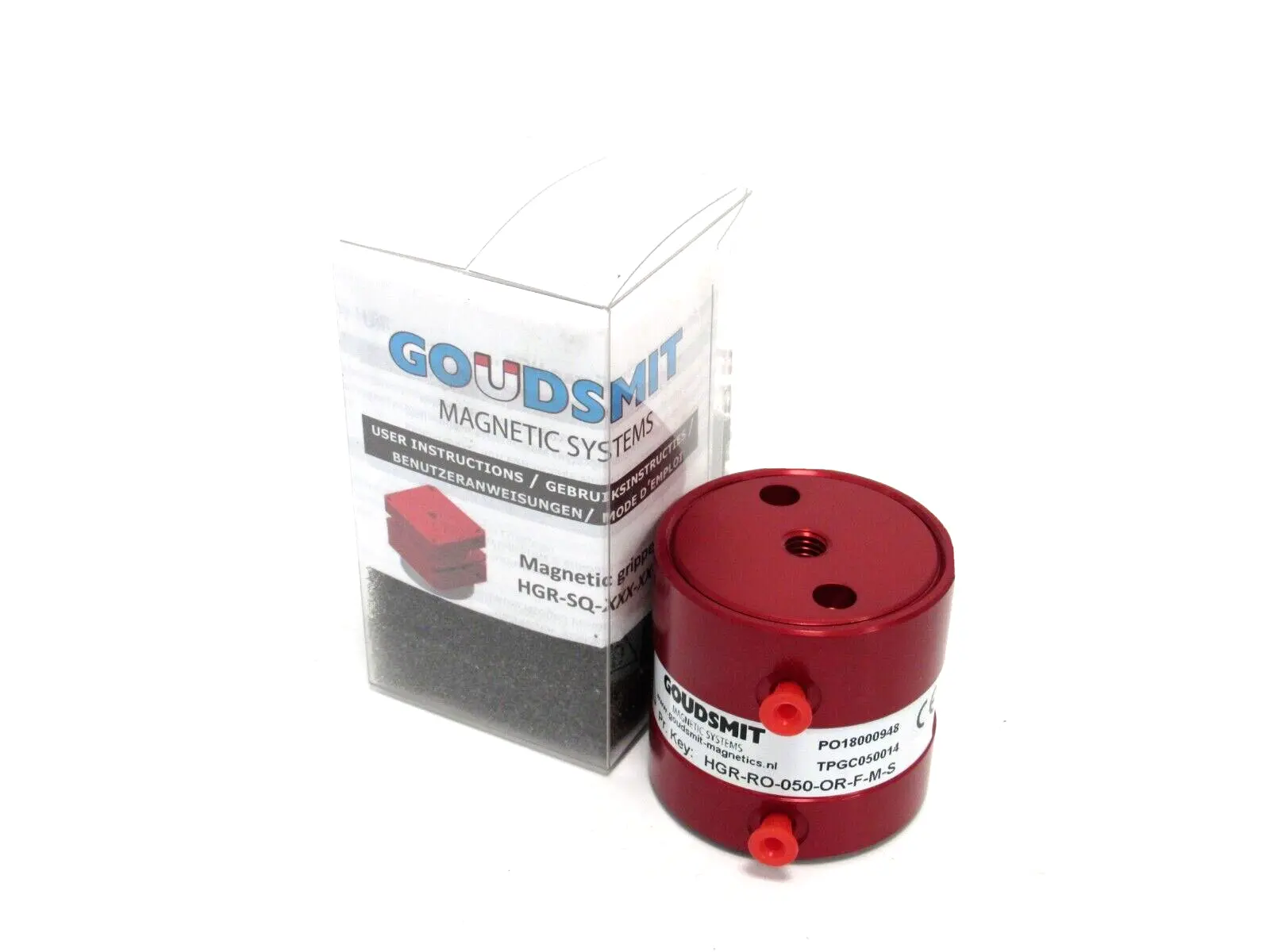 NEW GOUDSMIT HGR-RO-050-OR-FMS MAGNETIC GRIPPER TPGC HGRRO050ORFMS