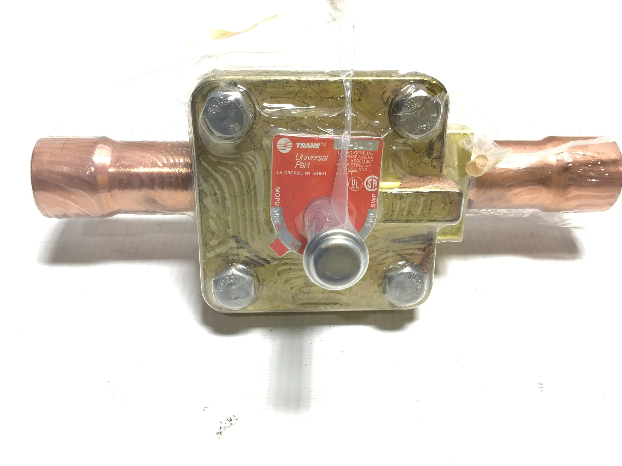Trane VAL-2417 Solenoid Valve for Shut-off of Liquid and Gaseous Refrigerant Lines