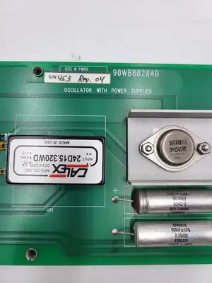 Used TRIANGLE TRIANGLE 90W8020AB BOARD OSCILLATOR W/ POWER SUPPLIES CALEX MFG 24D15.320WD I/O Boards & Replacement Parts | ND Industrial Surplus #1215774