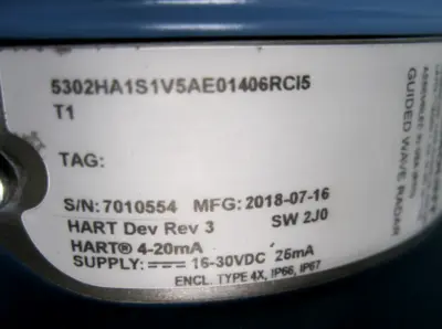NEW Rosemount 5302 HA1S1V5AE01406RCI5T1