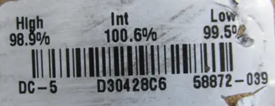 NEW BADGER PFT-1E FLOW METER M70 GALLONS 1" 58872-039 PFT1E