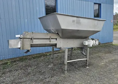 Used Screw Conveyor, 14'' Diameter X 112'' Long