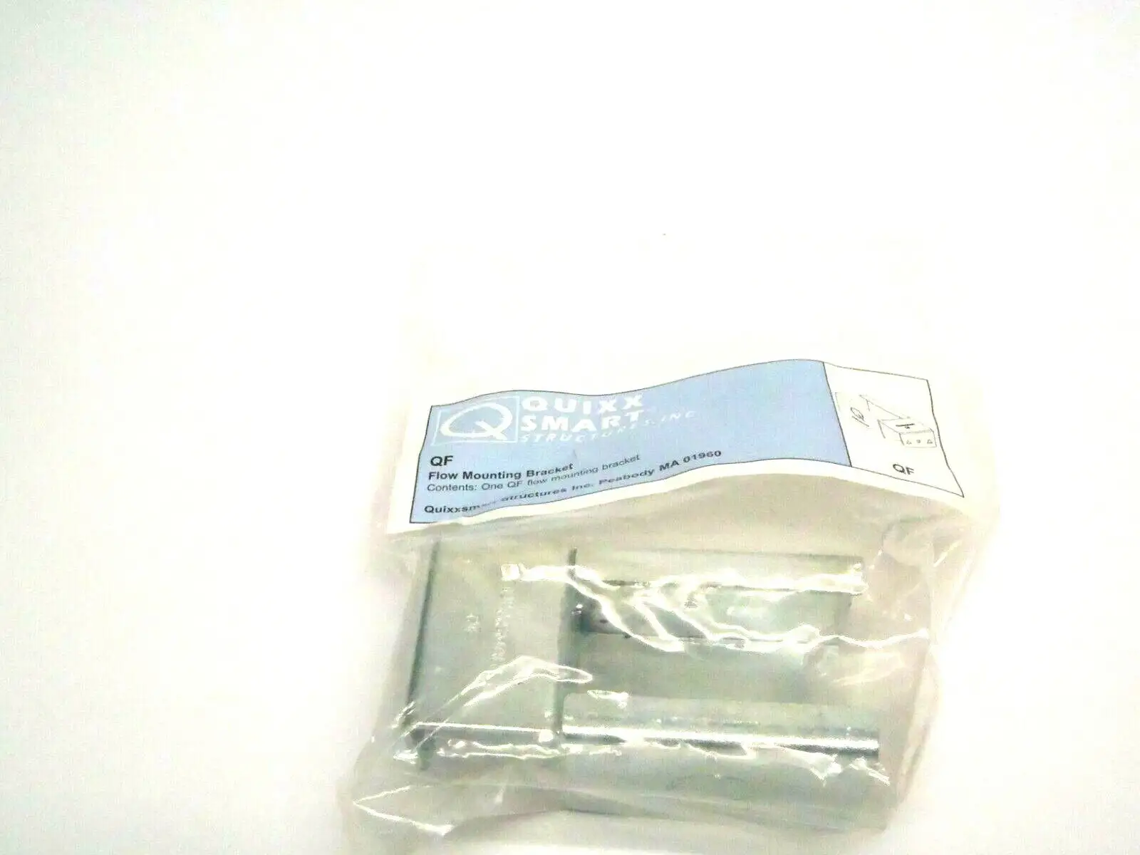 QF | Quixx Smart  Flow Mounting Bracket 1" Inch x 1-3/8" Inch Zinc Plated - New