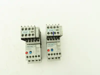 Siemens 3RU1116-1BB0 Motor Starter Contactor Relay 24V Coil 5Hp 600V Lot of 2