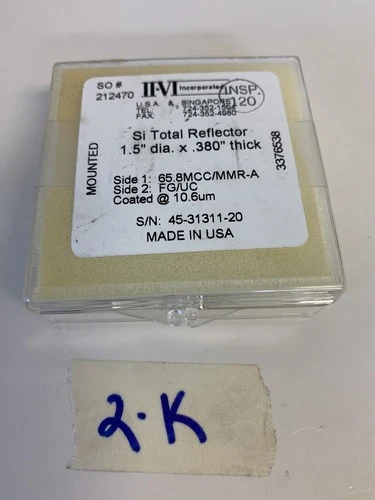Used II-VI INFRARED Does Not Apply Miscellaneous Laboratory Equipment | J&J Industrial Supply #543350