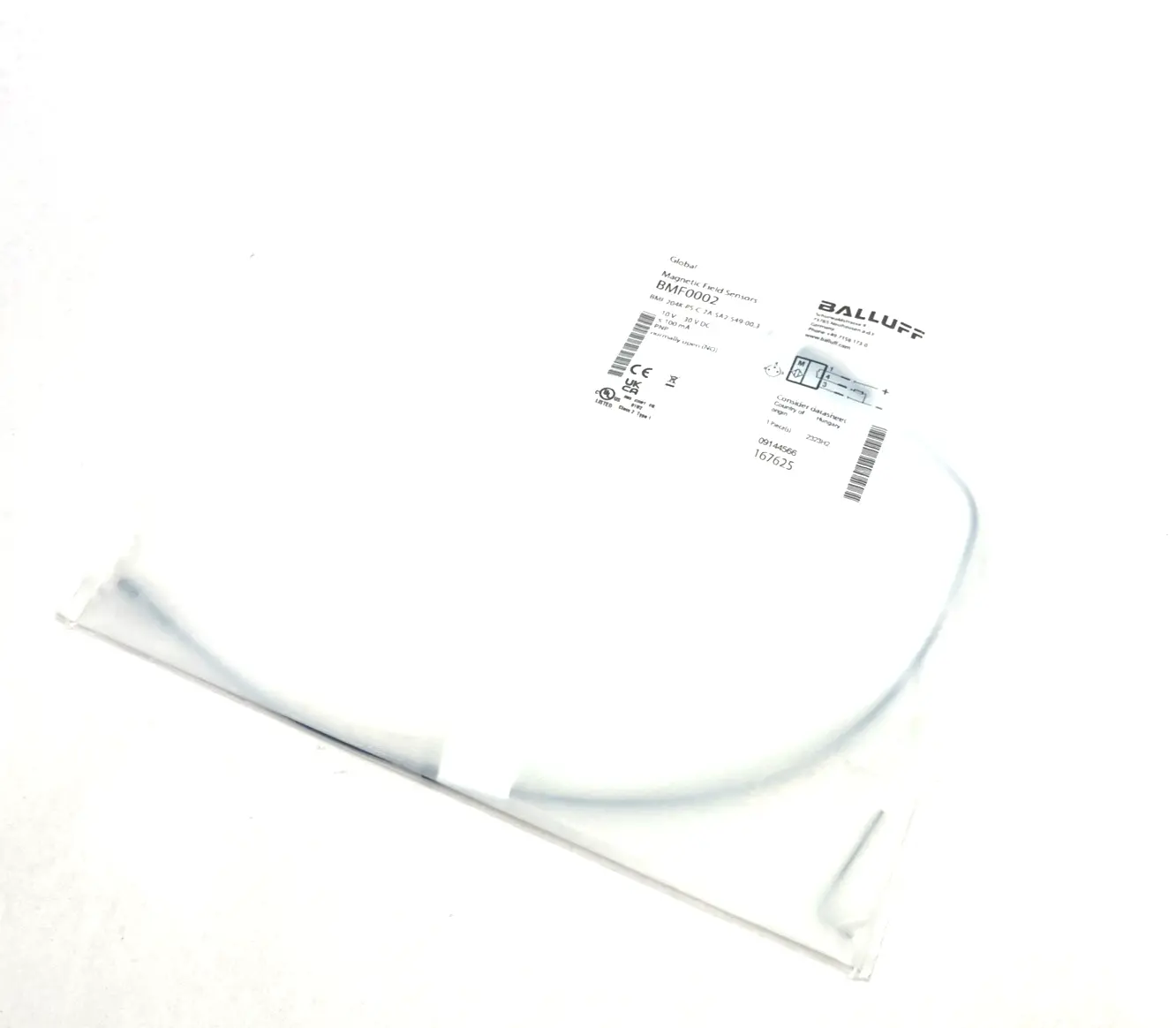 New | in-Stock Balluff C-Slot Magnetic Field Sensor BMF 204K-PS-C-2A-SA2-S49-00,3 Proximity Sensors Michigan US | Maverick Industrial Sales #1395130