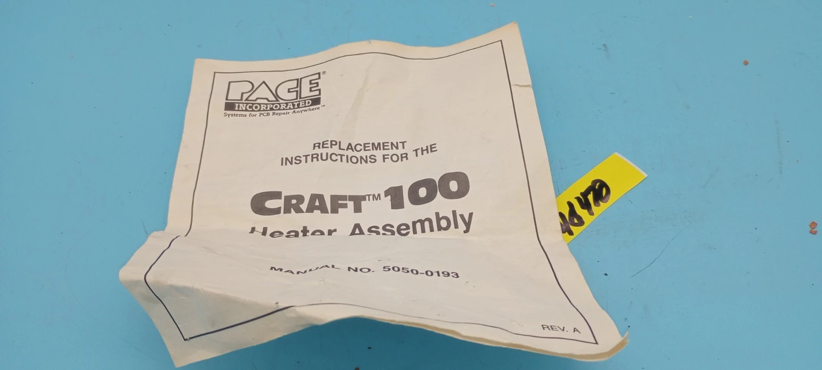 USED PACE PACE 100 HEATER ASSMBLY, TIP ETC