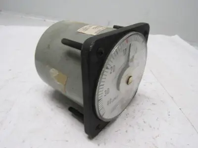 Yokogawa/GE Type 8DB DC Ammeter 40-0-20 Lower/Raise Scale 250-0-250uA Range