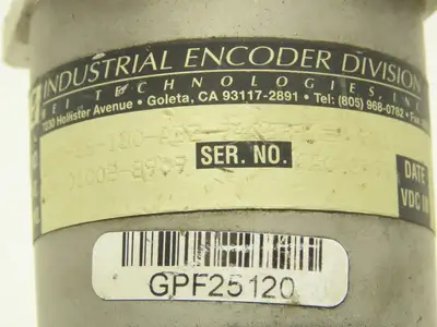 BEI Industrial H25D-SS-180-ABZ-7406R-LED-EM16 Rotary Encoder 5VDC 3/8" Shaft