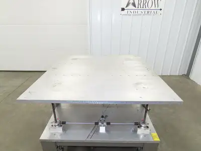 1" Aluminum Top Machine Base Weld Table 45x43" Work Bench Table Joyce Screw Jack