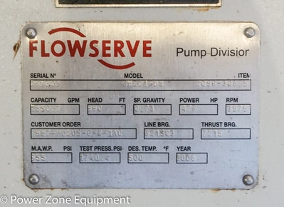 NEW FLOWSERVE 6HED16DS