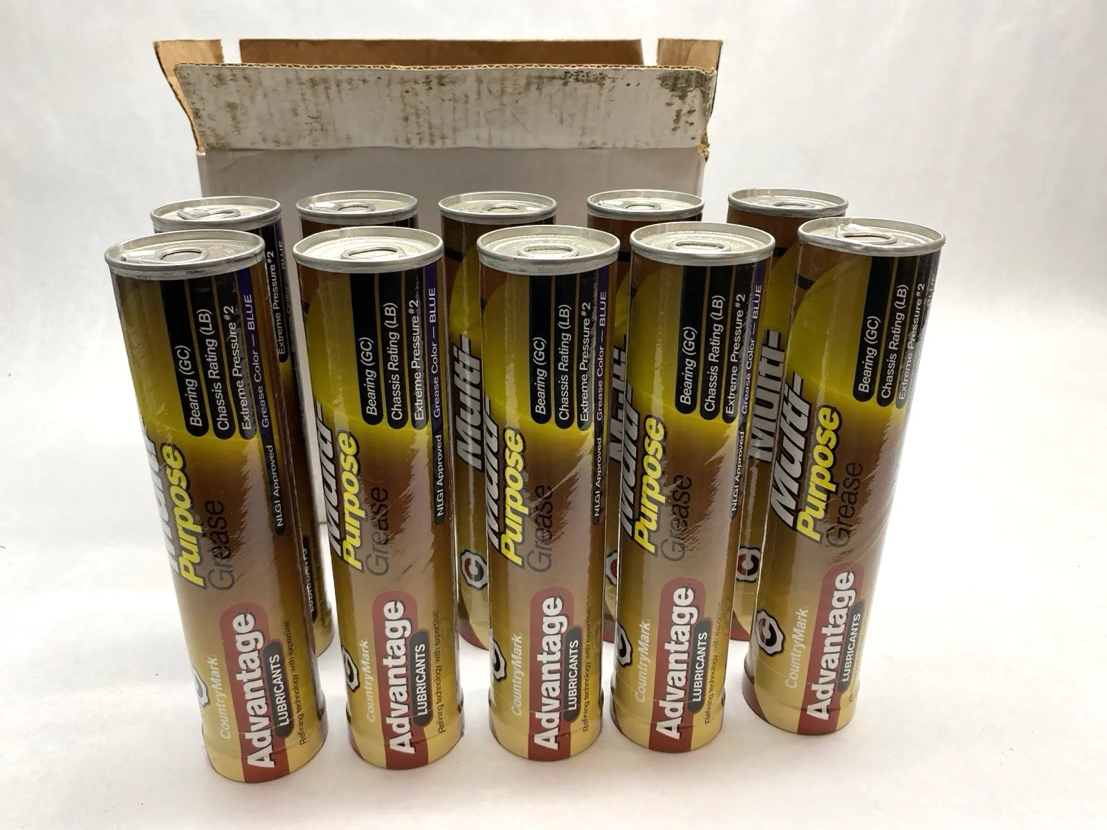 USED COUNTRYMARK ADVANTAGE LUBRICANTS 14OZ TUBE, CASE OF 10 TUBES