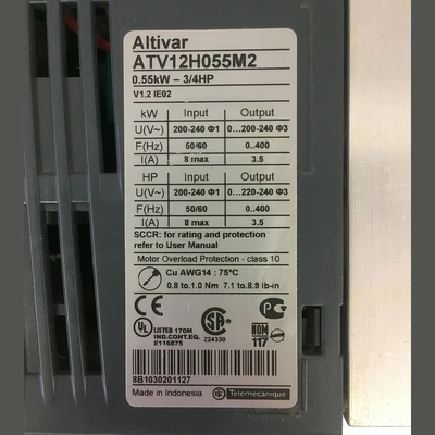 Schneider 3/4 HP VFD