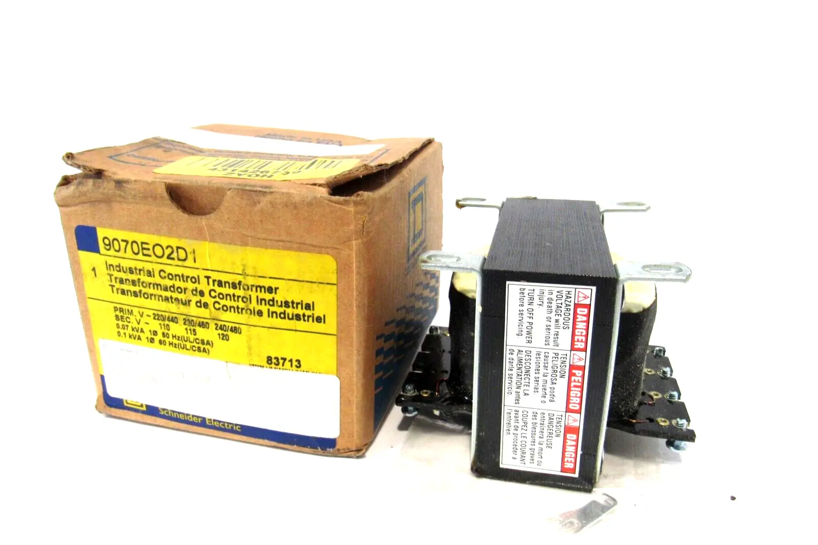 NEW SQUARE D 9070EO2D1 TRANSFORMER