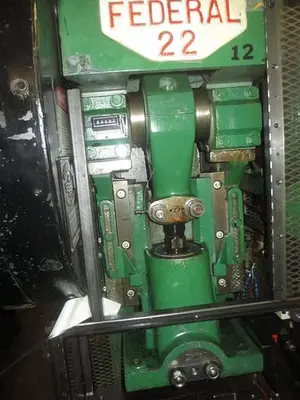 1672-230 Federal 22 Ton HIGH SPEED OBI Single Crank Power Press, Model 22T
