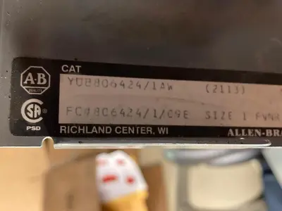 Used CUTLER HAMMER YUB806424/1AW Starters | Surplus Asset Holdings #1205072