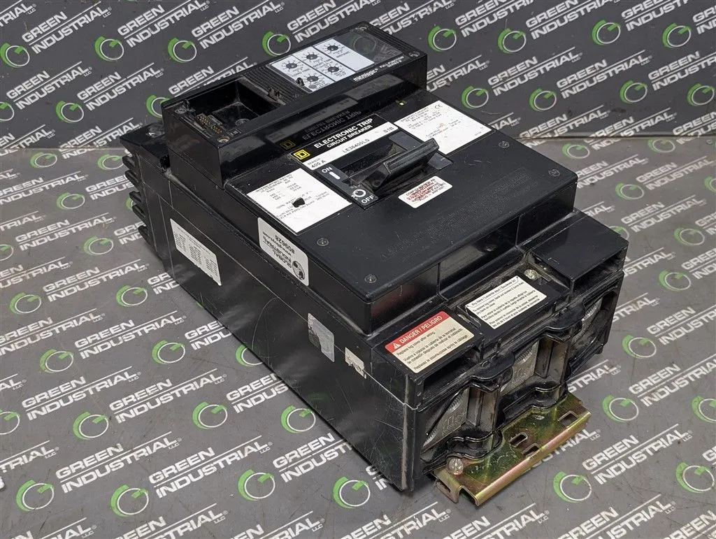 400A Square D LE36400LS Electronic Trip Circuit Breaker 600VAC No Plug Used