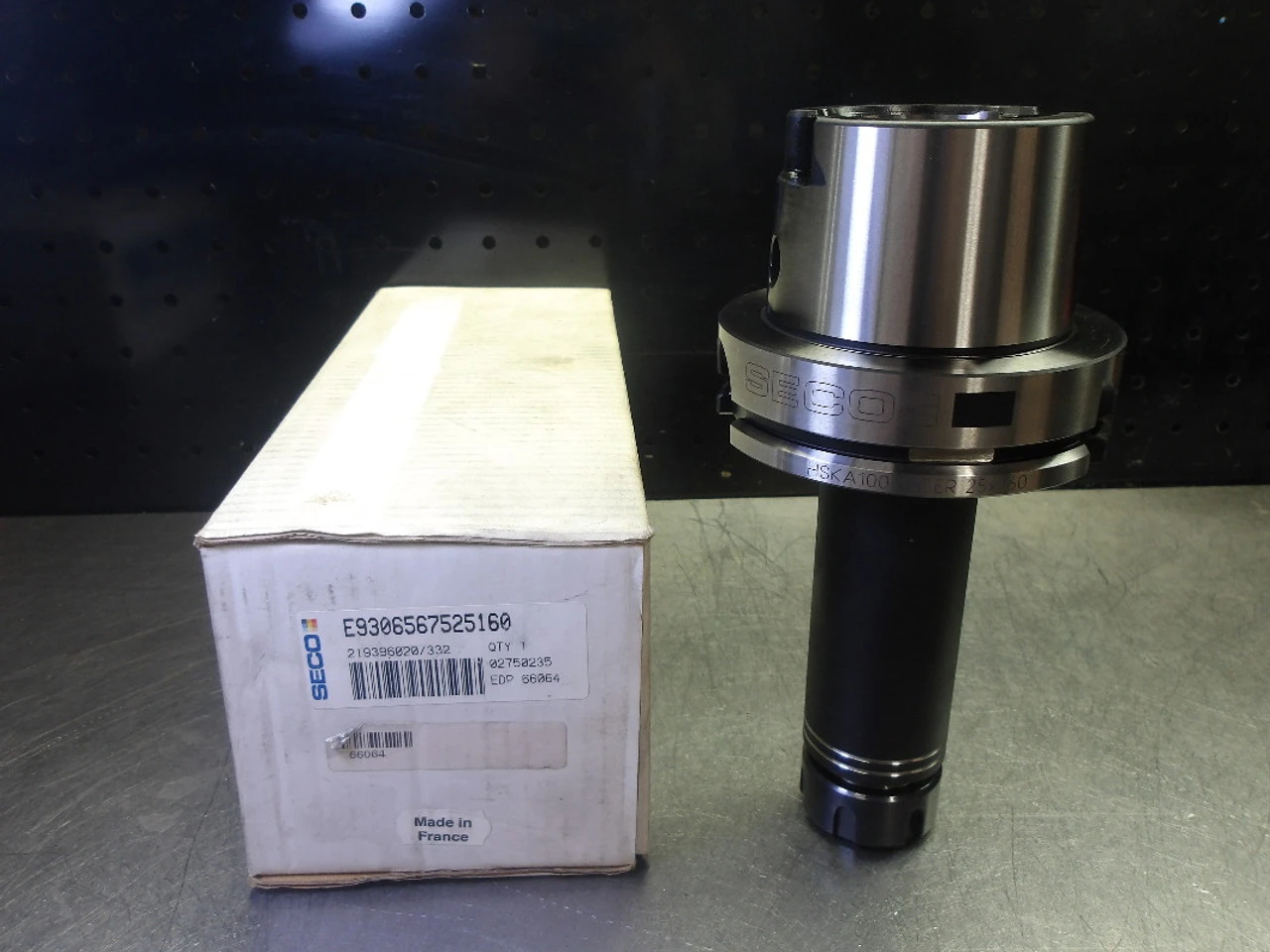 SECO HSK100A ER25 Collet Chuck 6.3" Pro E9306567525160 (LOC3755A)