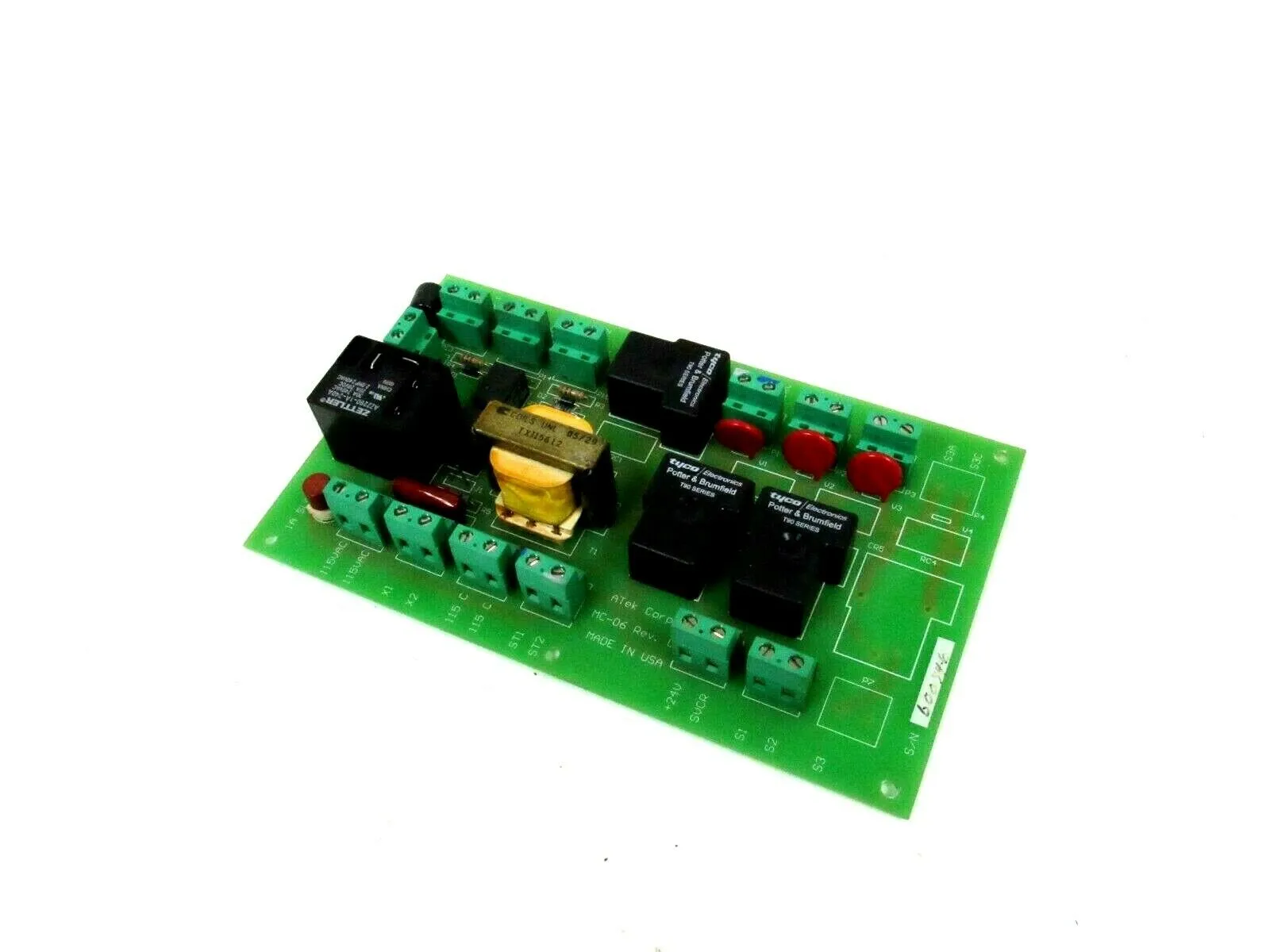 USED ATEK MC-06 I/O BOARD REV. C MC06