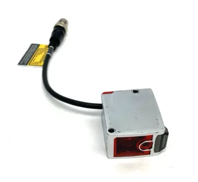 USED KEYENCE ALL-PURPOSE CLASS 2 LASER SENSOR, DETECTION DISTANCE 2 M