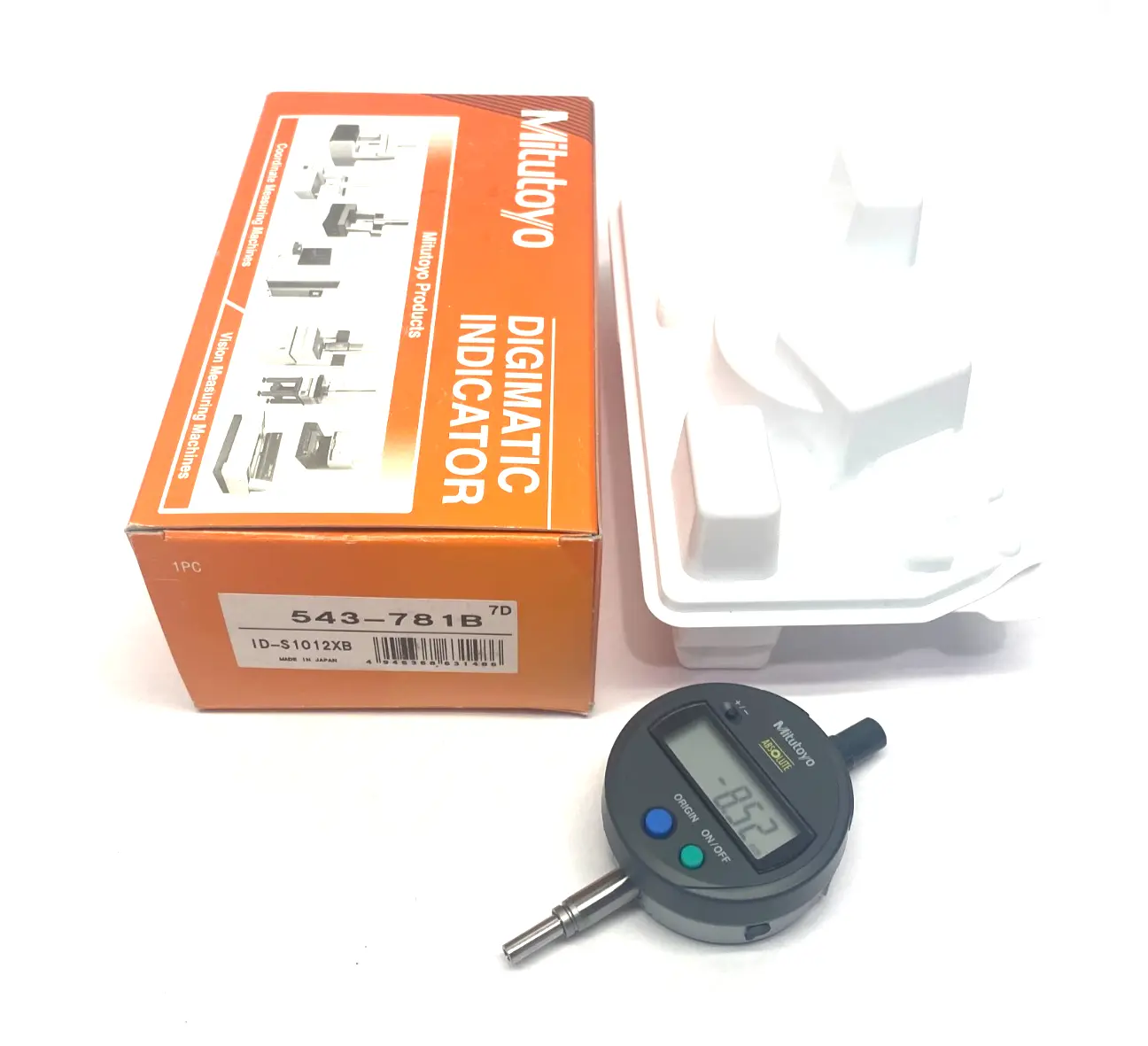 USED MITUTOYO ABSOLUTE DIGIMATIC INDICATOR ID-S1012XB 12.7MM RANGE