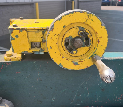 U14507C Wysong 816 shear with squaring table