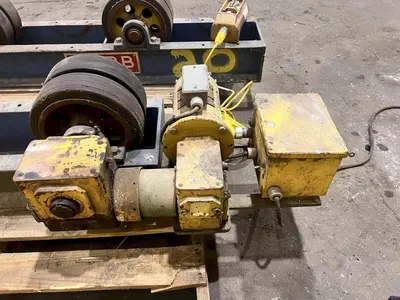 6,000 LBS WEBB MODEL #T6-PWR-IDL TANK TURNING ROLLS, POWER ROLL & IDLER: STOCK #21644