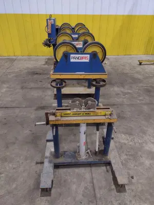 6,000 LB PANDJIRIS MODEL PIPER 3 TANK TURNING ROLLS, DRIVE & IDLERS, 110V : YOBRO 24750