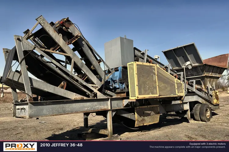 Used 2010 JEFFREY 36-48 Pulverizers & Hammermills Kentucky US | Proxy Equipment #1385173