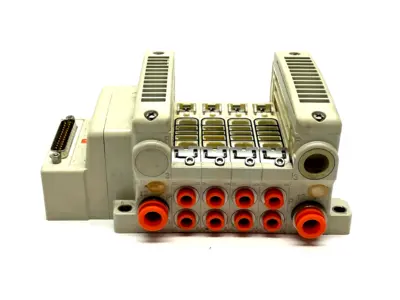VV5QC21-04N7FD0-S | SMC  Base Plug-In Manifold - Used